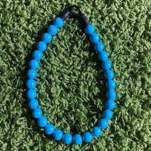 Hypnotiq Dog Rocket Blue Acrylic Bead Collar *NEVER WORN*